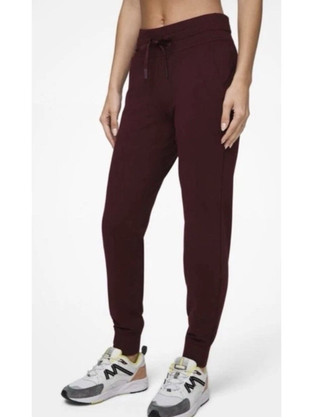 Lululemon Ready To Rulu Jogger Womens Size 2 Burgundy Maroon Garnet Athleisure